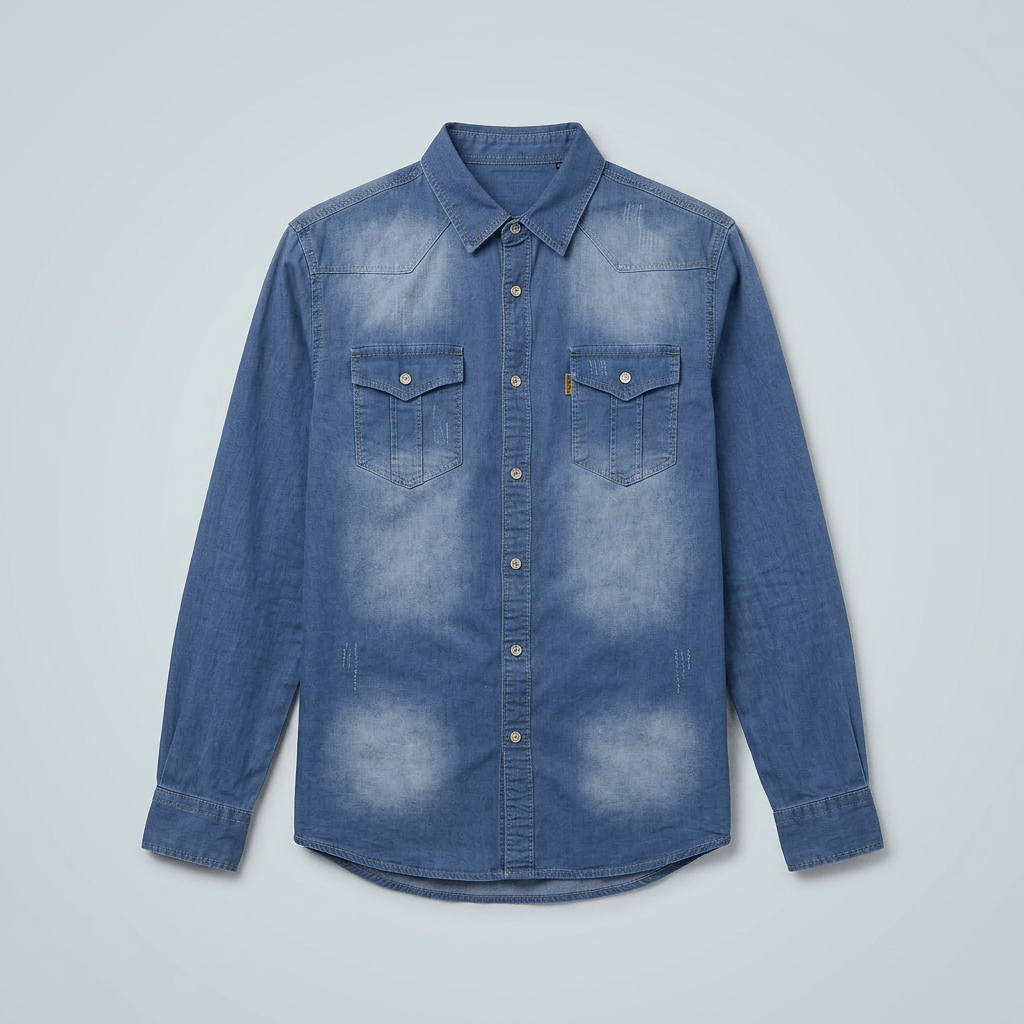 Maqiato | Men's Slim Fit Denim Shirt