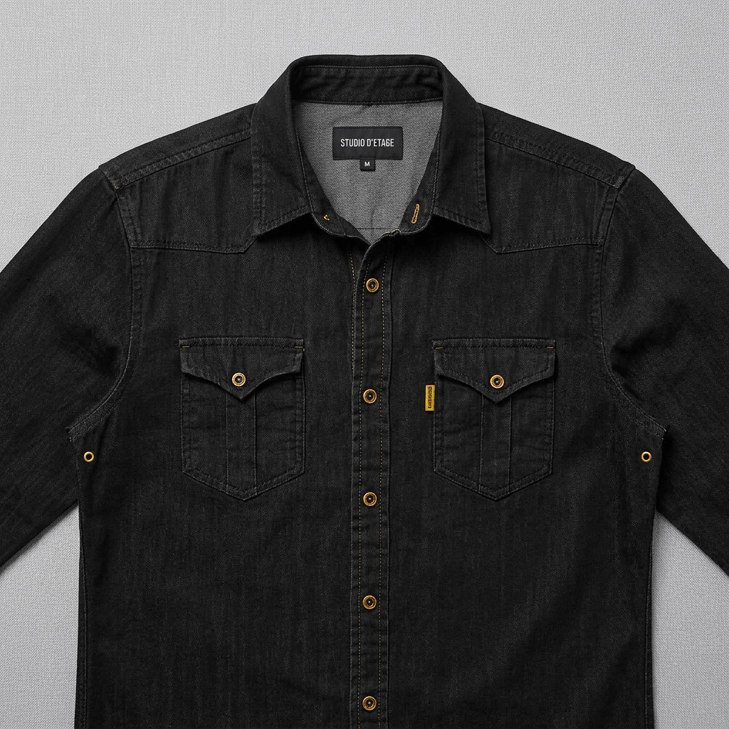 Maqiato | Men's Slim Fit Denim Shirt