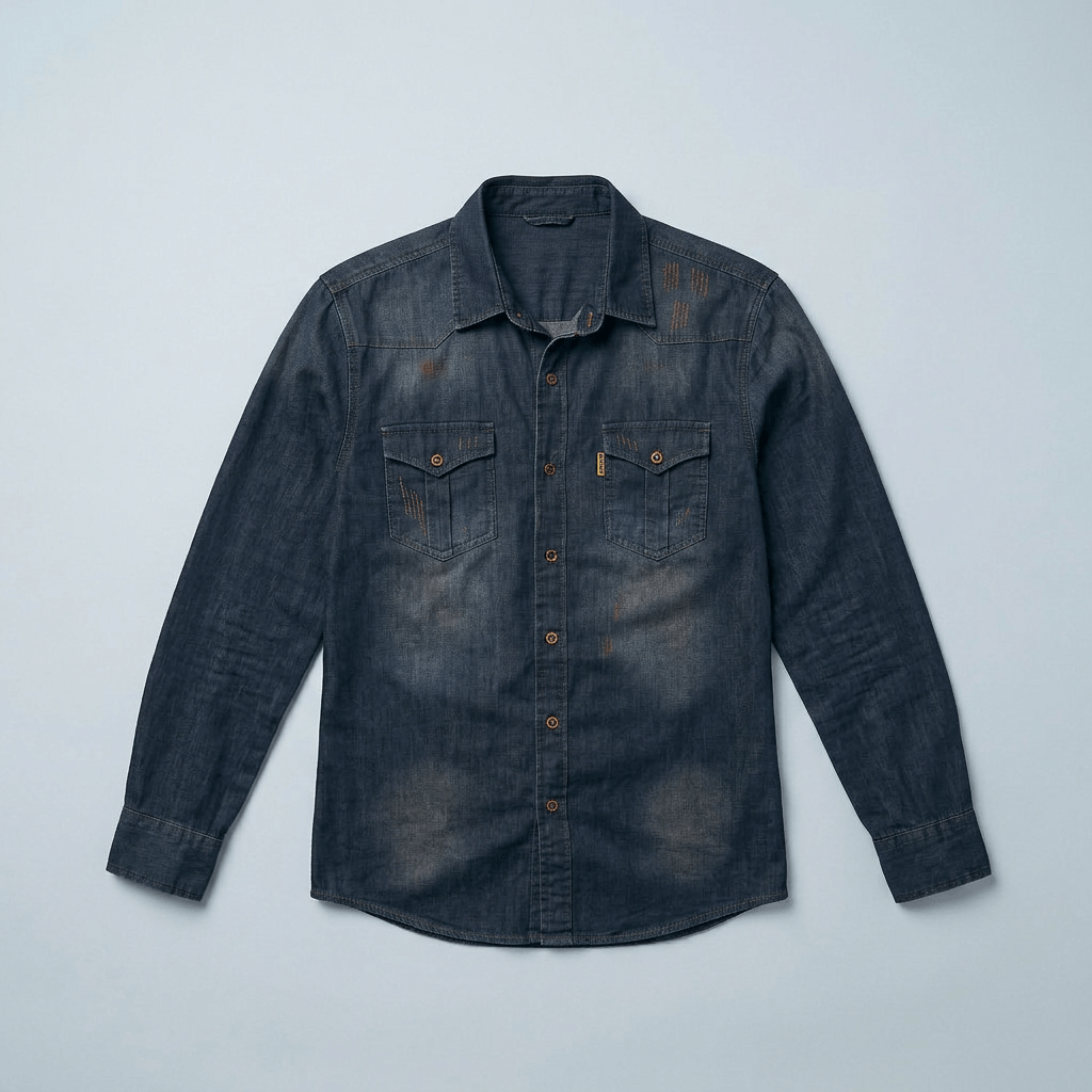 Maqiato | Men's Slim Fit Denim Shirt