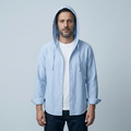 Maqiato | Men's Relaxed Hooded Shirt