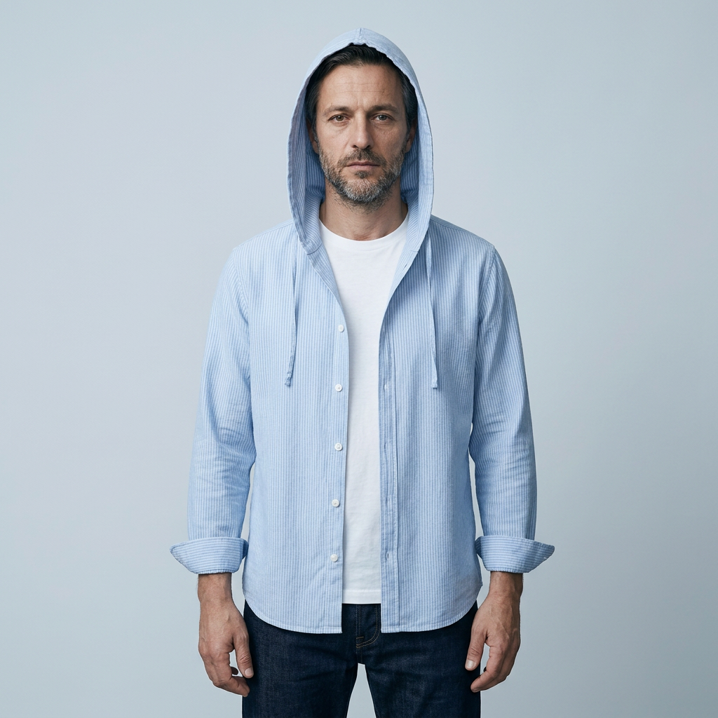 Maqiato | Men's Relaxed Hooded Shirt