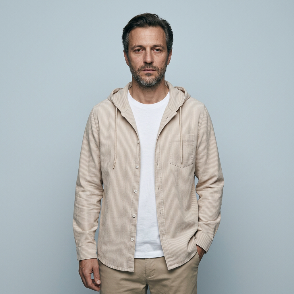 Maqiato | Men's Relaxed Hooded Shirt