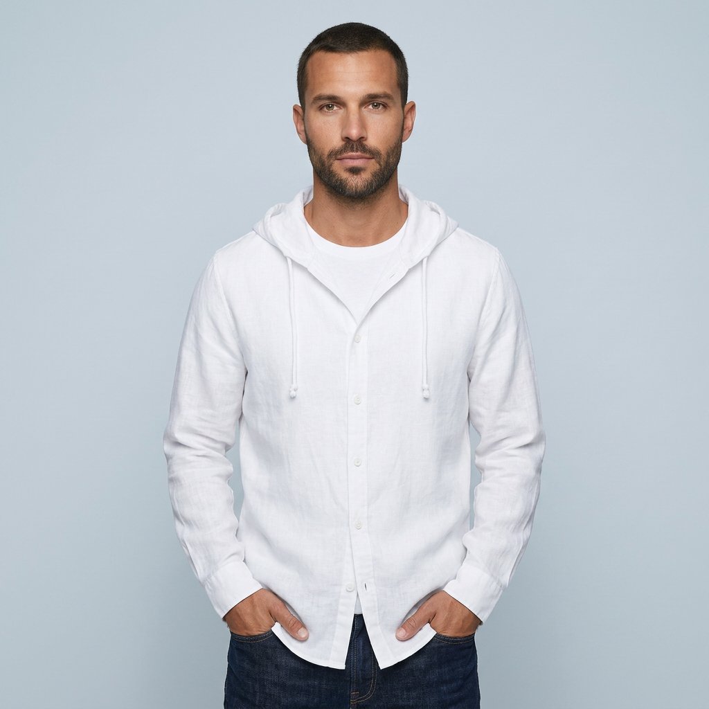 Maqiato | Men's Relaxed Hooded Shirt