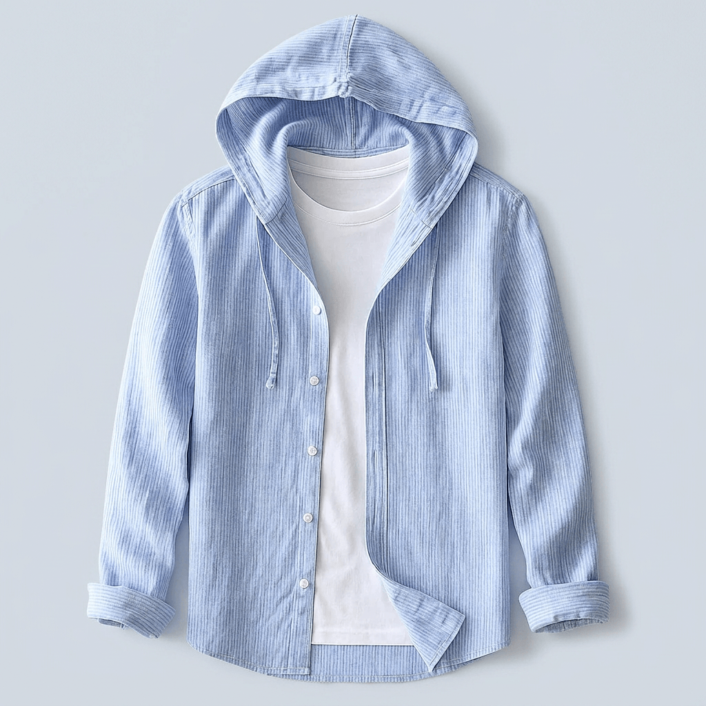 Maqiato | Men's Relaxed Hooded Shirt