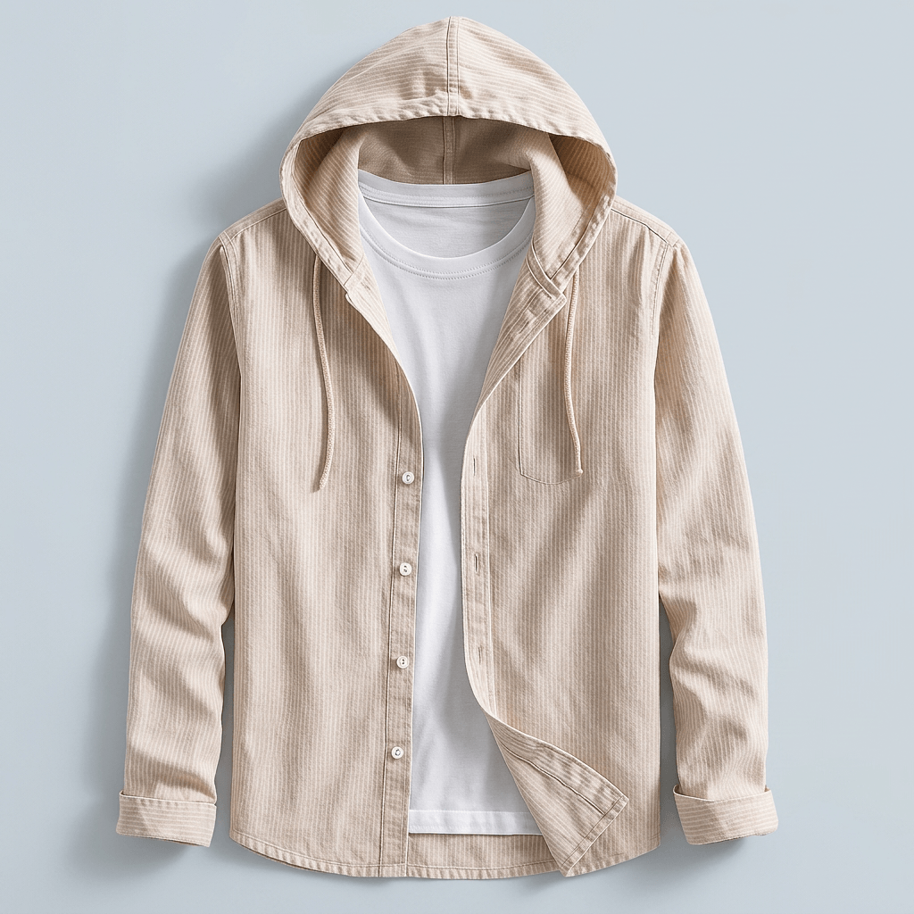 Maqiato | Men's Relaxed Hooded Shirt