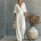 Short-sleeved Jumpsuit Womens