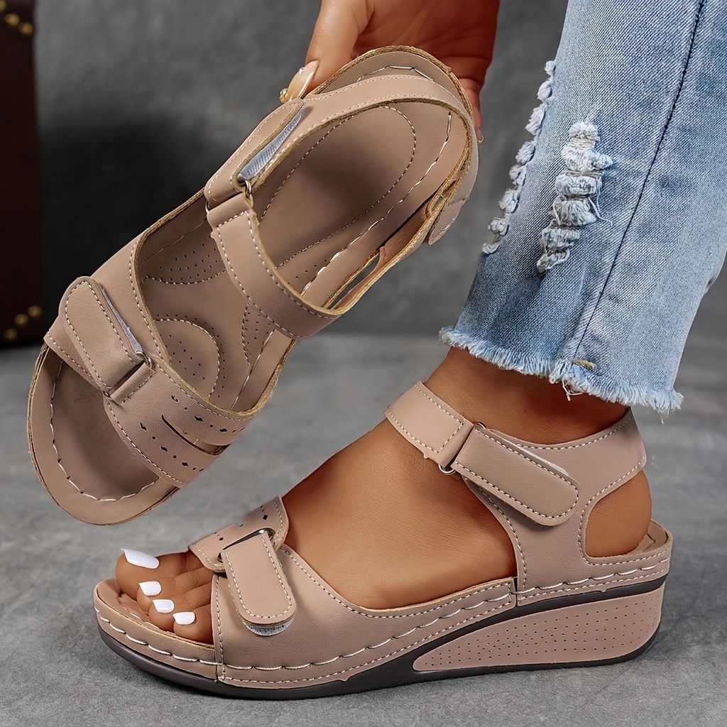 Thick Bottom Plus Size Strap Sandals
