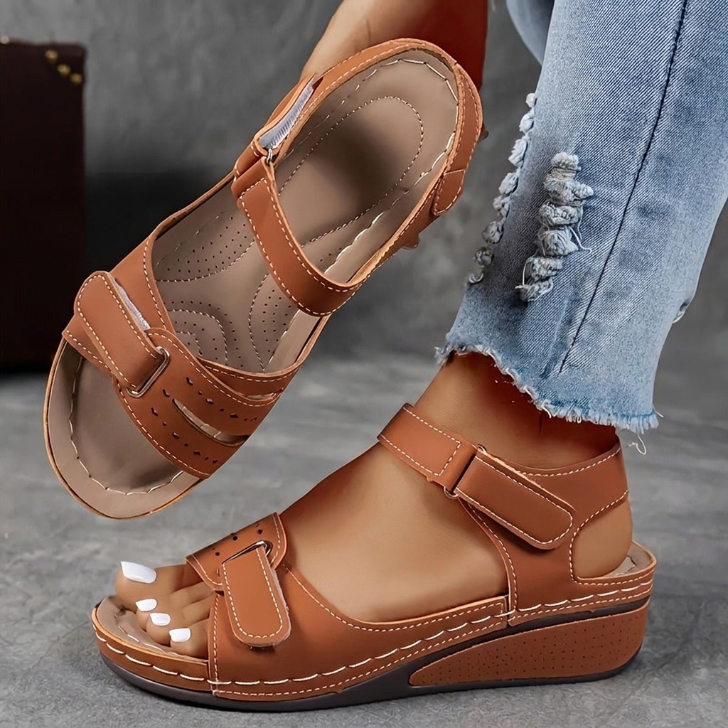 Thick Bottom Plus Size Strap Sandals