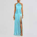 Women’s Elegant Halter Neck Party Dress