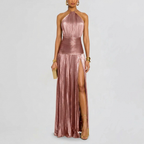 Women’s Elegant Halter Neck Party Dress