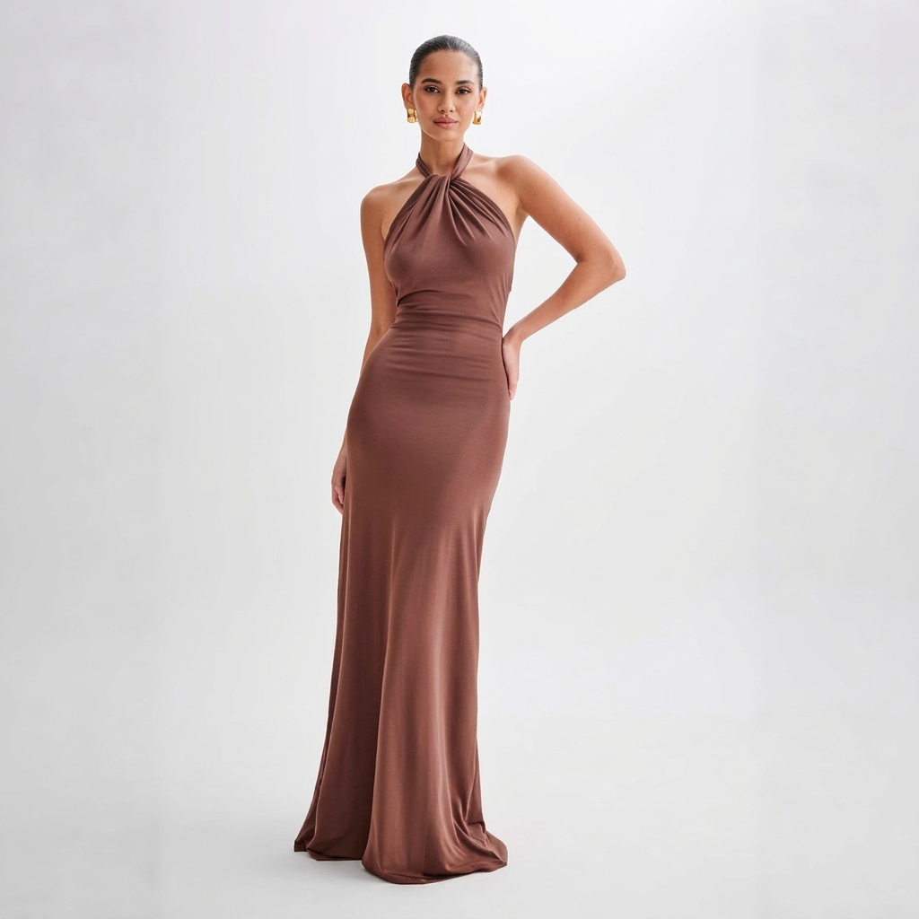 Women’s Backless Slim Fit Party Dress