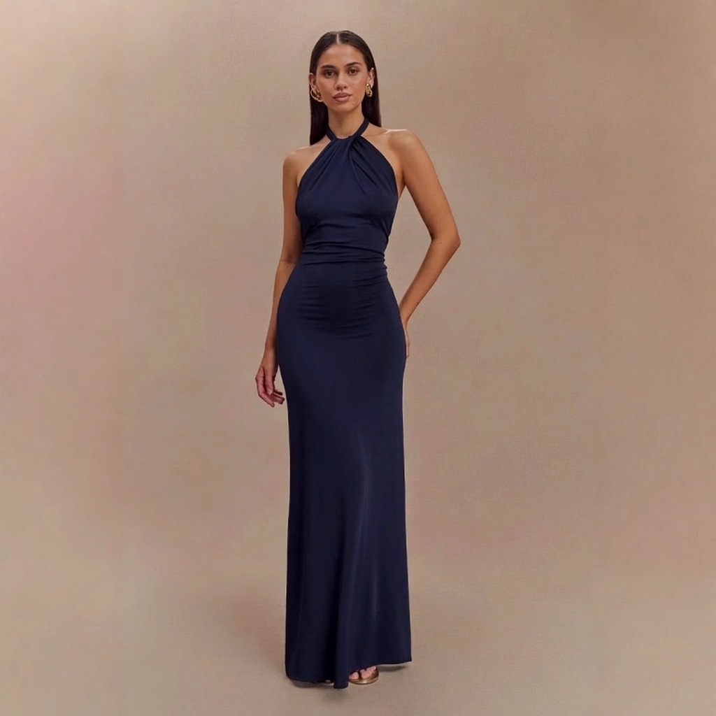 Women’s Backless Slim Fit Party Dress