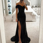 Women’s Sequin Split Maxi Dress