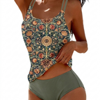 Women’s Casual Printed Two Piece Swimsuit