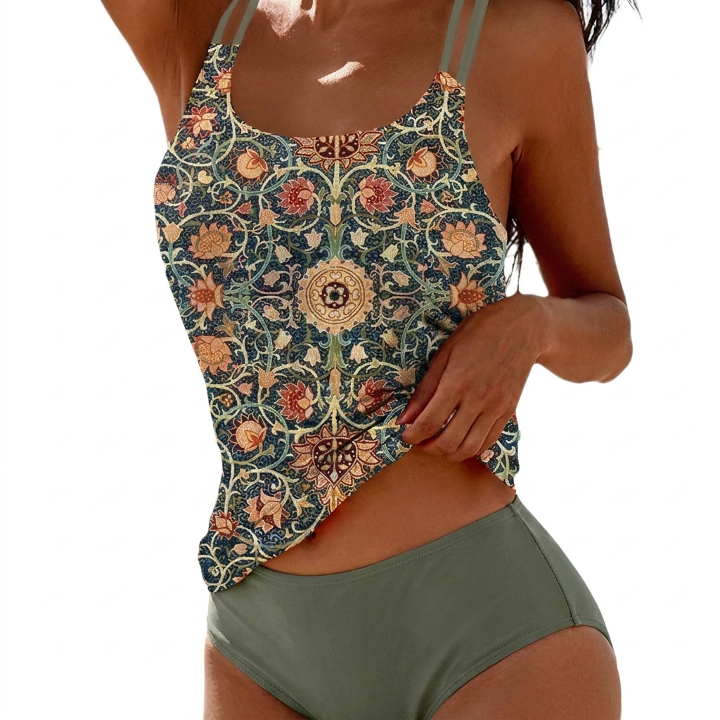 Women’s Casual Printed Two Piece Swimsuit