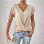 Women’s V-Neck Short Sleeve Top