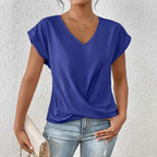 Women’s V-Neck Short Sleeve Top