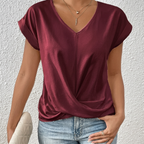 Women’s V-Neck Short Sleeve Top