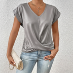 Women’s V-Neck Short Sleeve Top