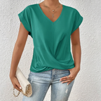 Women’s V-Neck Short Sleeve Top
