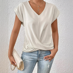 Women’s V-Neck Short Sleeve Top