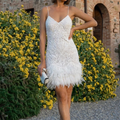 Women’s Sequin Tassel Mini Dress