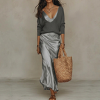 Women’s Luxury Style Maxi Dress Co-Ord Set