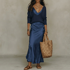 Women’s Luxury Style Maxi Dress Co-Ord Set