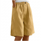 Women's Casual Wide Leg High Waist Shorts
