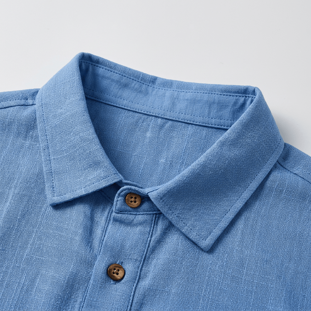 Maqiato | Lightweight linen polo shirt