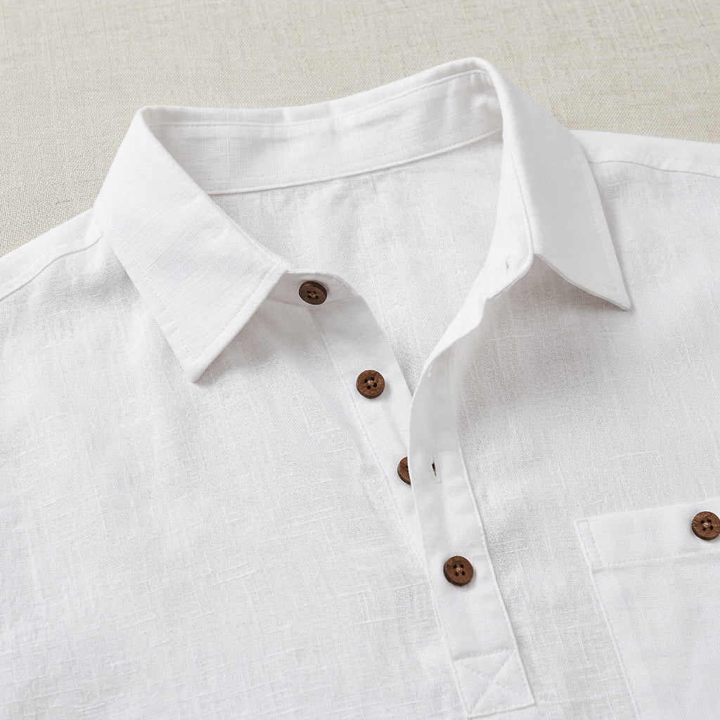 Maqiato | Lightweight linen polo shirt