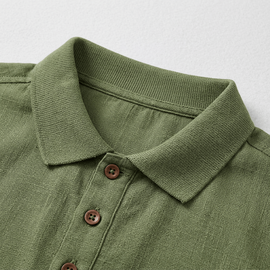 Maqiato | Lightweight linen polo shirt