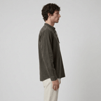 Maqiato | Men's Relaxed Denim Lace-Up Shirt