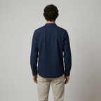 Maqiato | Men's Relaxed Denim Lace-Up Shirt