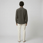 Maqiato | Men's Relaxed Denim Lace-Up Shirt