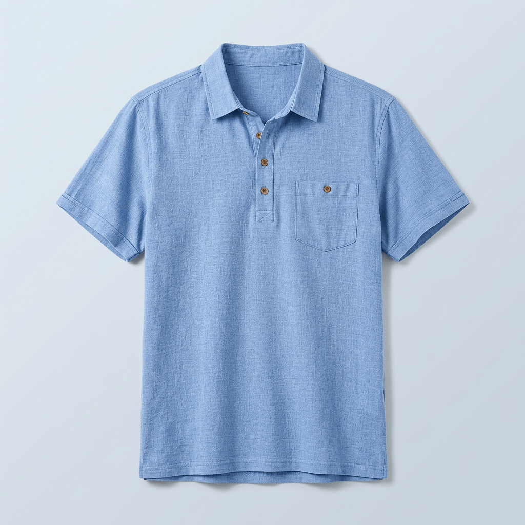 Maqiato | Lightweight linen polo shirt