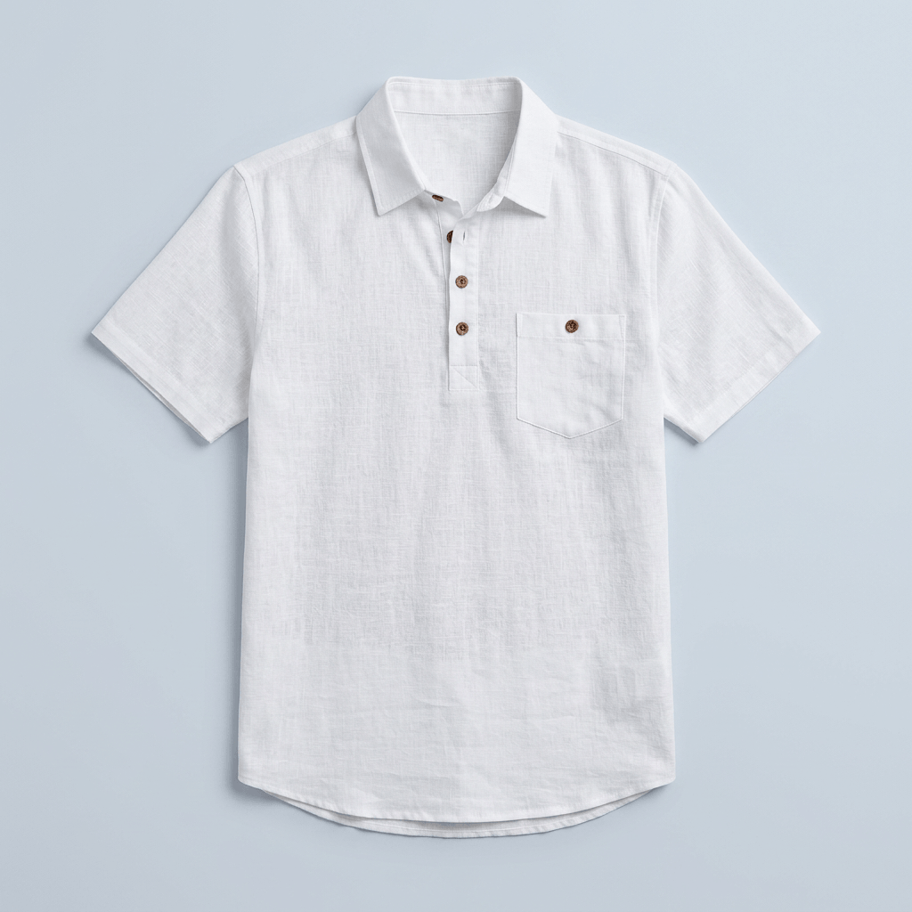 Maqiato | Lightweight linen polo shirt