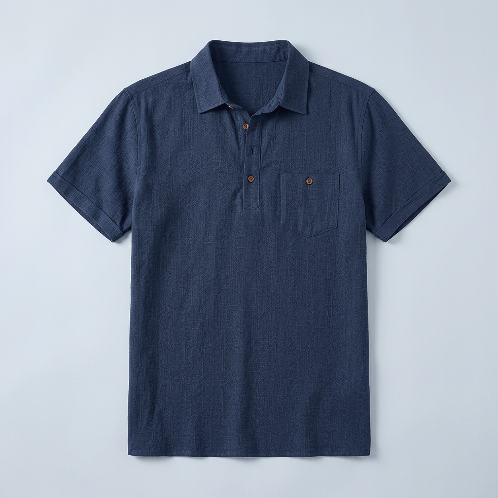 Maqiato | Lightweight linen polo shirt