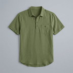 Maqiato | Lightweight linen polo shirt