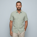 Maqiato | Breathable floral short sleeve shirt