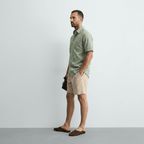 Maqiato | Breathable floral short sleeve shirt