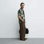 Maqiato | Men's Short Sleeve Tropical Floral Shirt