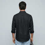 Maqiato | Men's Slim Fit Velvet Shirt