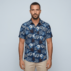 Maqiato | Men's Short Sleeve Tropical Floral Shirt