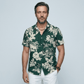 Maqiato | Men's Short Sleeve Tropical Floral Shirt