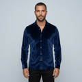 Maqiato | Men's Slim Fit Velvet Shirt