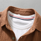 Maqiato | Men's Relaxed Cotton Button-Down Shirt