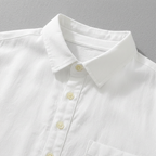 Maqiato | Men's Relaxed Linen-Blend Popover Shirt