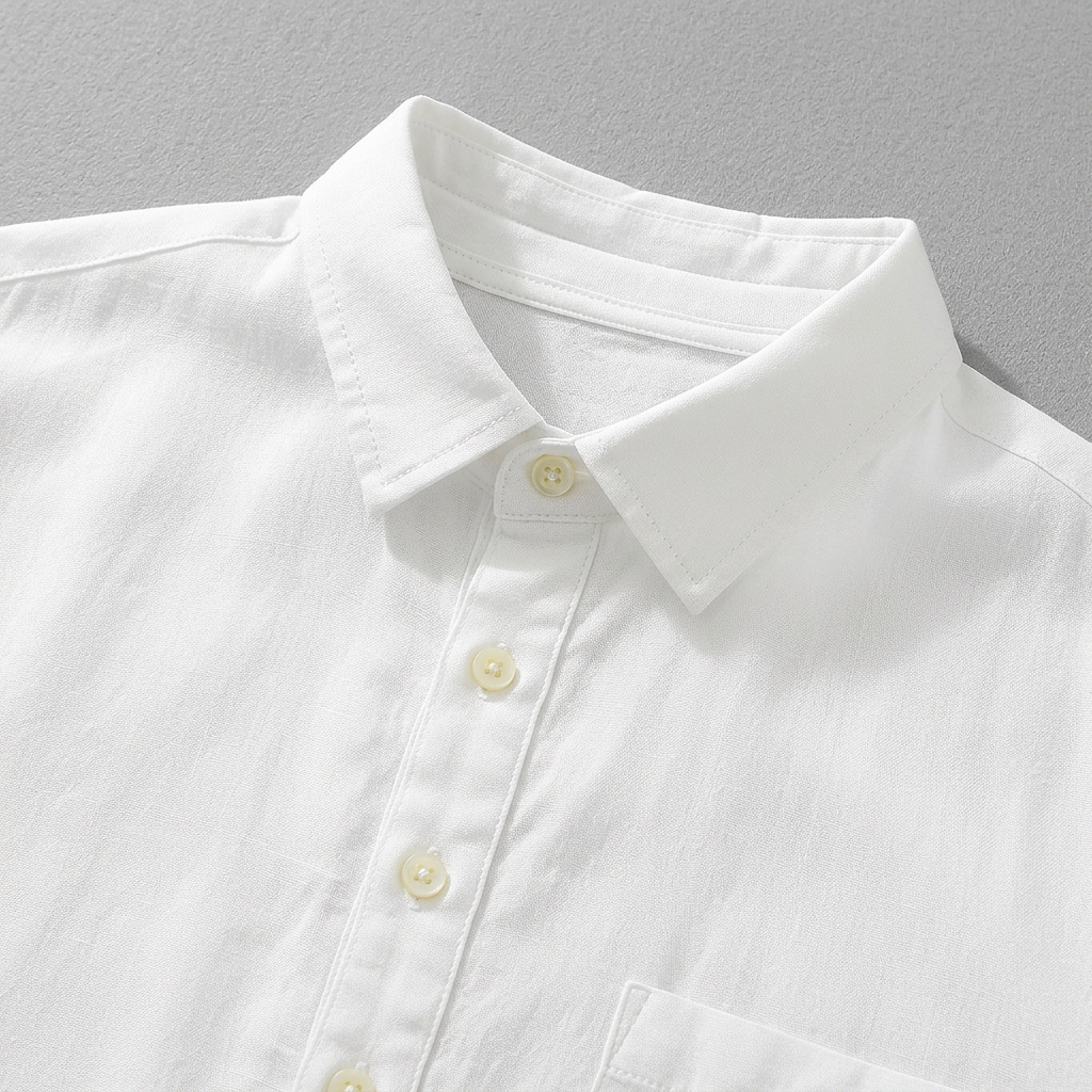 Maqiato | Men's Relaxed Linen-Blend Popover Shirt