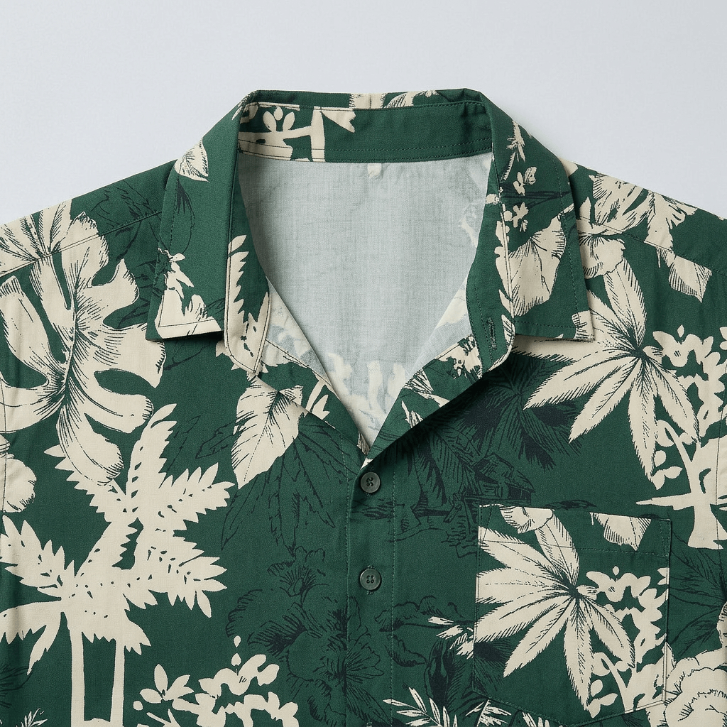 Maqiato | Men's Short Sleeve Tropical Floral Shirt